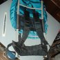 Vintage Camp Trails External Aluminum Frame Cascade L Aqua Teal Nylon Backpack Lightweight