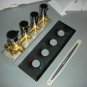 3-Way Thermostatic Shower Valve Diverter Flow Control System - Chome Finish Vertical Installation