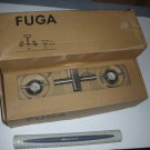 IKEA Fuga 200.690.03 Ceiling/wall Lamp Adjustable 2 Spotlights Stainless (Open Box)