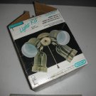 Retro Encon Ceiling Fan 4-light Spotlight Kit 40002 Antique Brass (Open Box)