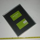 Target Brand 2005 Photo Picture Frame Double Opening 4.5 X 3in Silver Finish Frame Black Mat Board