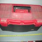 19.5in. Plastic Toolbox, Black Red