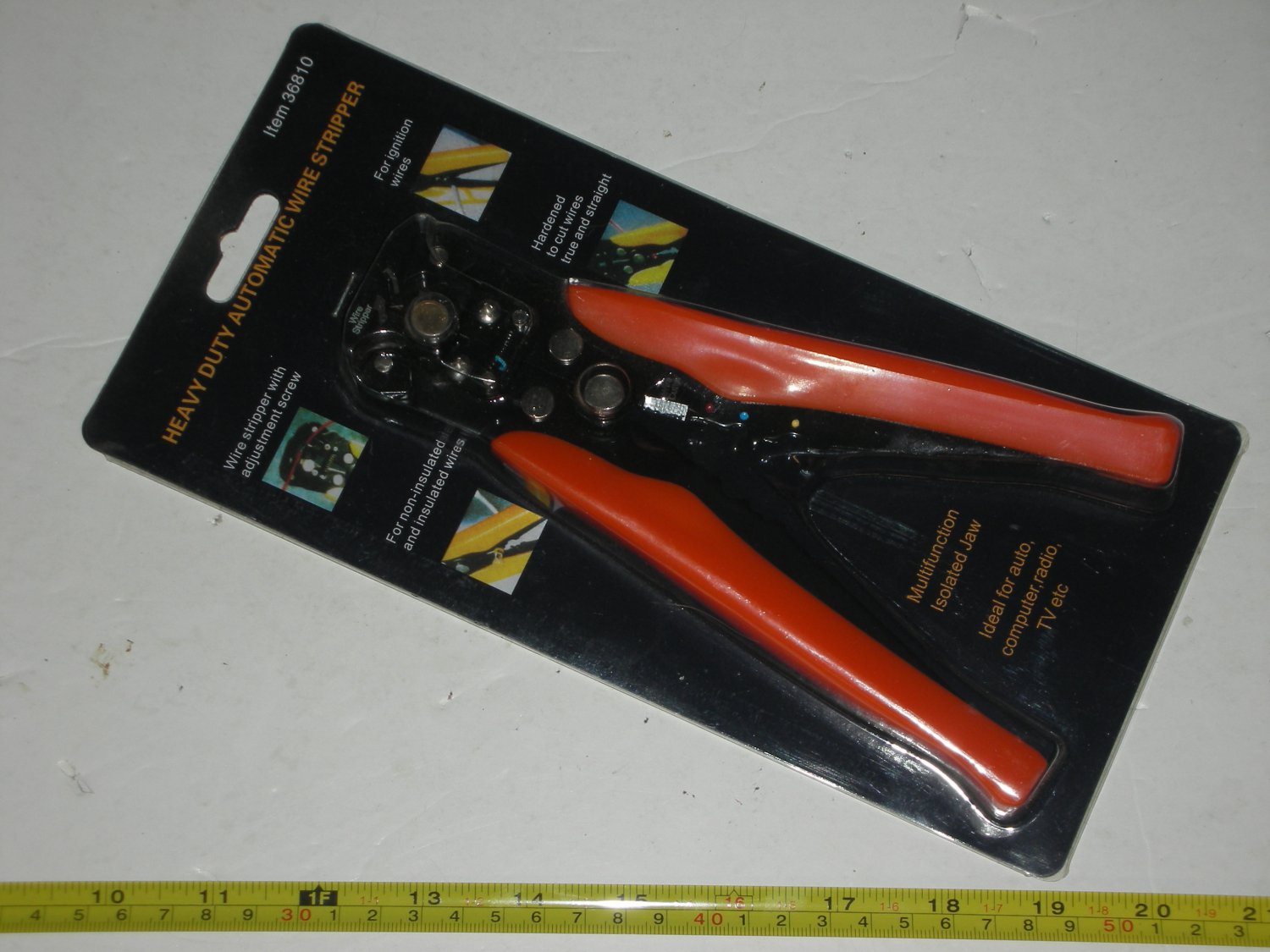 HFT Heavy Duty Automatic Self Adjusting Wire Stripper Cutter 36810