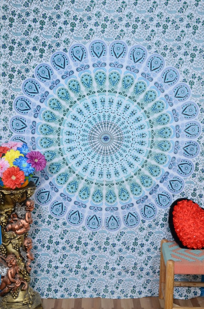 Mandala tapestry wall hanging