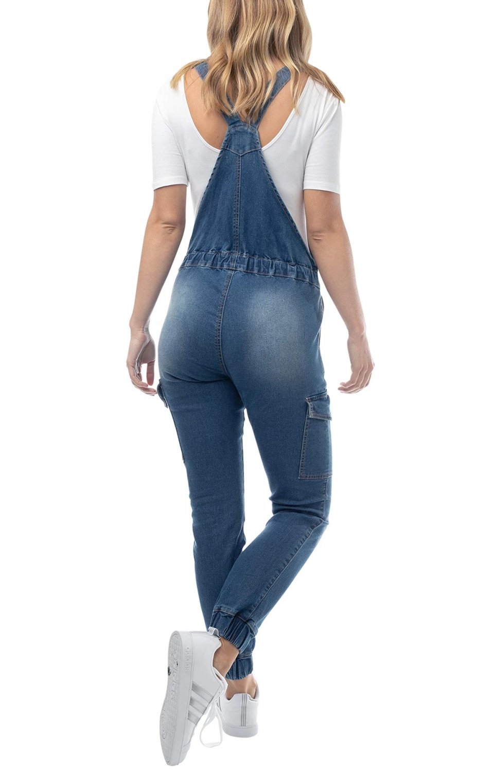 drawstring overalls