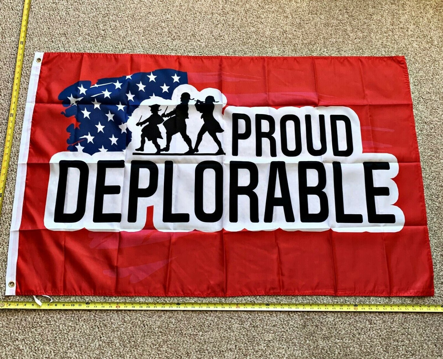Donald Trump 3x5ft Flag Proud Deplorable Banner Poster Flags 2020