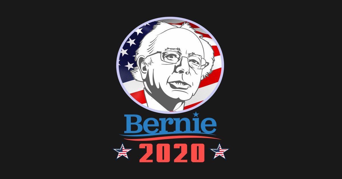 3'x5' President Bernie Sanders 2020 Flag 90 x 150cm Feel The Burn President of US Black Flag