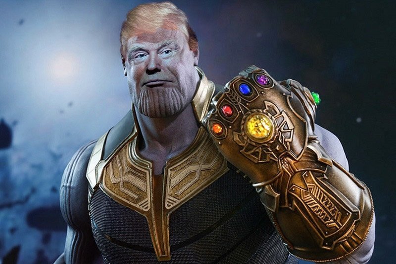 Trump Thanos Flag - Trump 2020 Flag 3x5ft Keep America Great