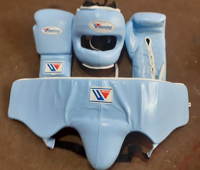 Custom Made, Sky Blue, Winning Boxing Set, 3 in 1