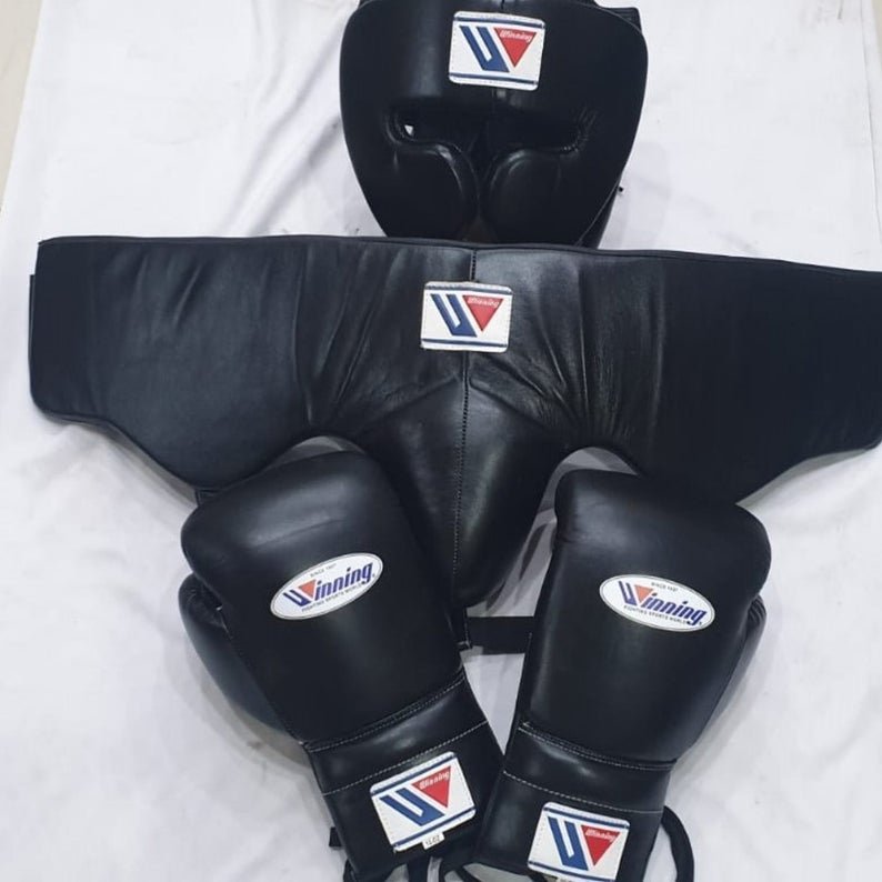 Custom Made, Black, Winning Boxing Set, 3 in 1