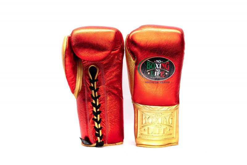 Custom Made, NO BOXING NO LIFE Gloves RED & GOLD