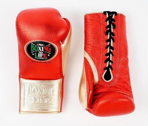Custom Made, NO BOXING NO LIFE Gloves RED & SILVER