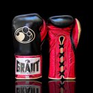 Custom Made, Grant Boxing Gloves, Black & Red