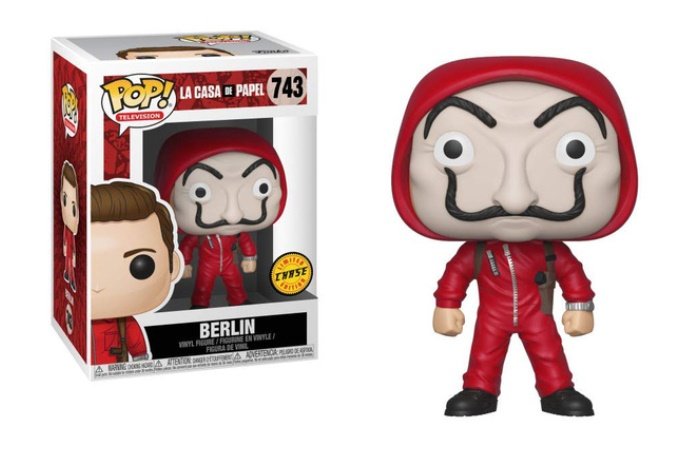 Funko pop la casa de papel chase the paper house berlin figure figura collector toy