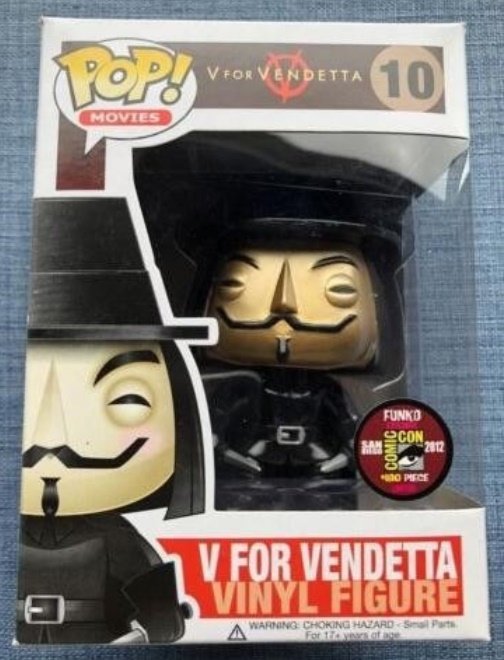 Funko pop v for vendetta exclusive marvel figure figura collector toy