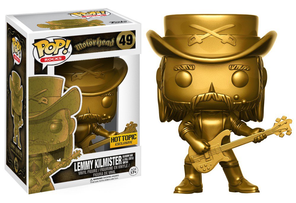 Funko pop lemmy kilmister song music hot topic figure figura collector toy