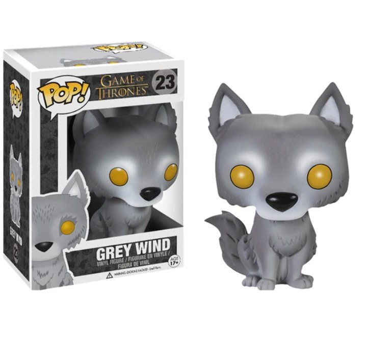Funko pop game of thrones grey wind figure figura collector toy