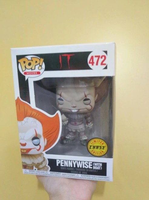 Funko pop it pennywise chase terror horror film figure figura collector toy