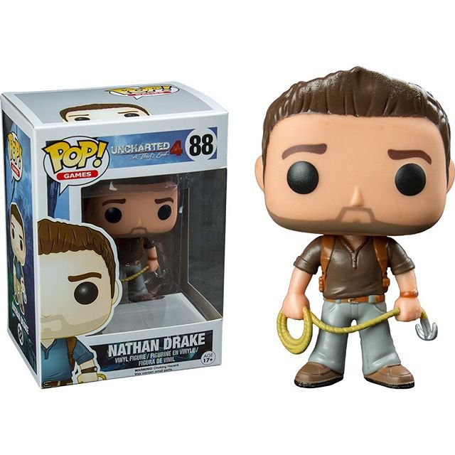 Funko pop nathan drake uncharted figura collector toy
