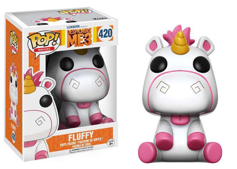Funko pop fluffy minions despicable me figure figura collector toy