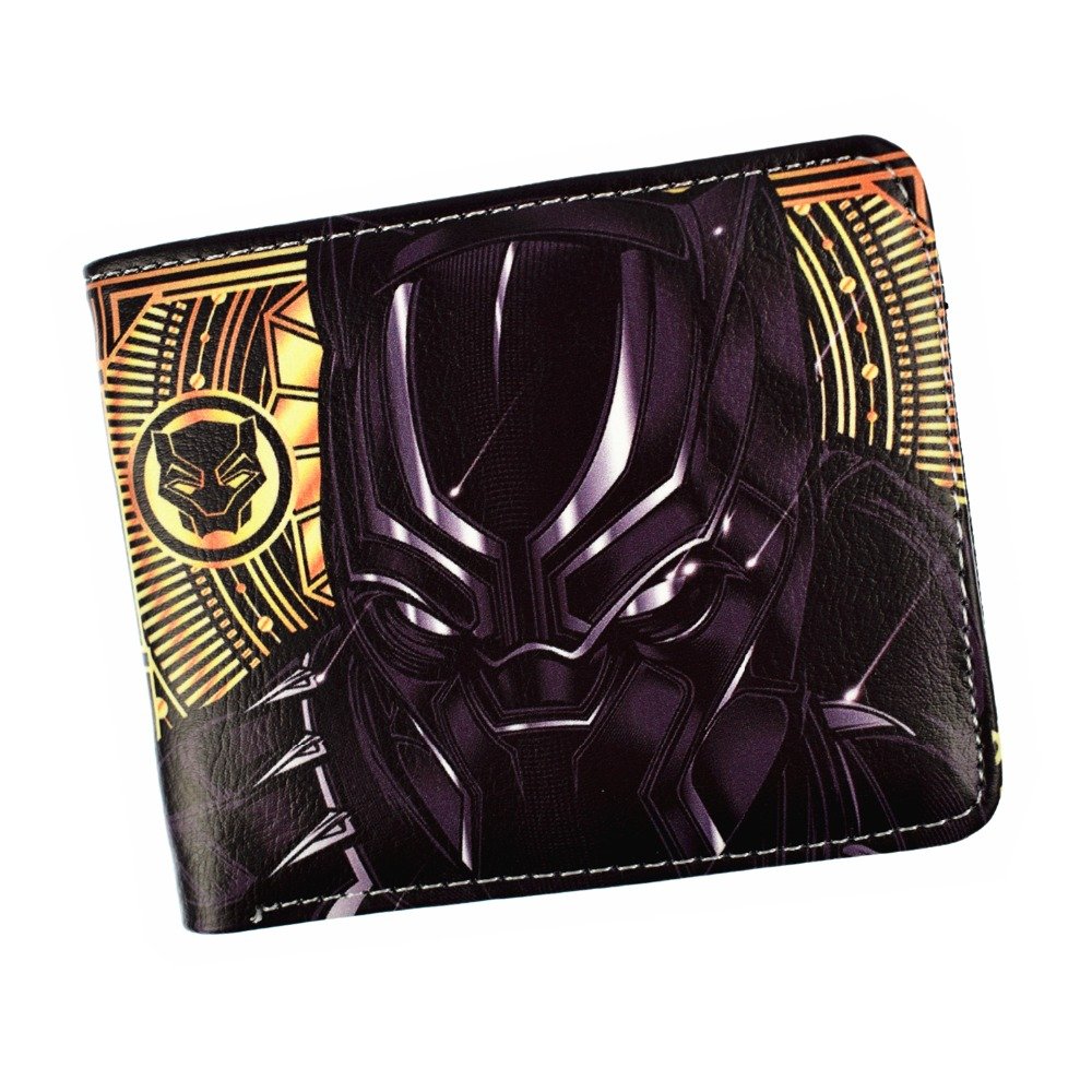 Black panther the avengers marvel cartera billetera wallet collector