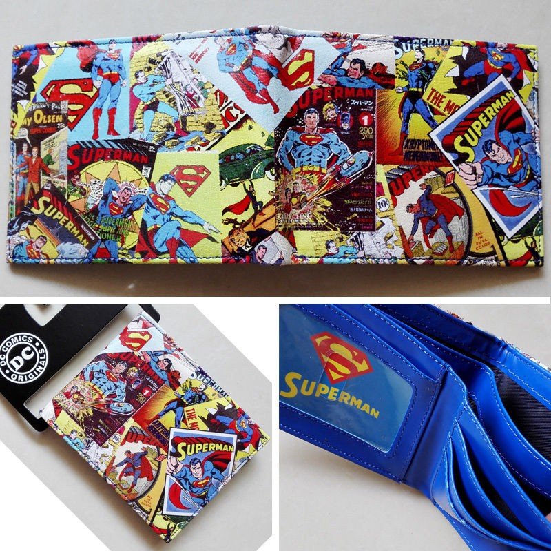 Superman dc comics cartera billetera wallet collector