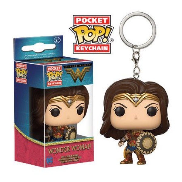 Funko pop key chain llavero wonder woman dc comics figure figura collector toy