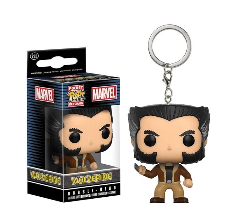 Funko pop key chain llavero the avengers wolverine marvel figure figura collector toy