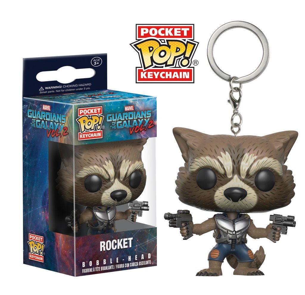 Funko pop key chain llavero the avengers rocket marvel figure figura collector toy
