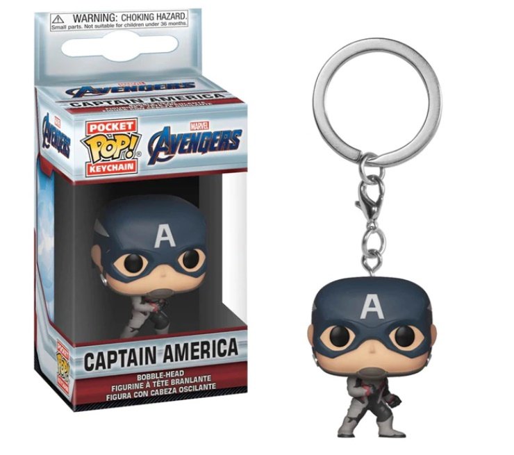 Funko pop key chain llavero the avengers captain america marvel figure figura collector toy