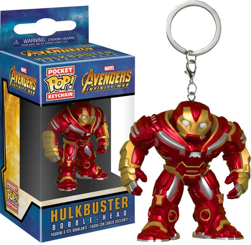 Funko pop key chain llavero the avengers hulkbuster marvel figure figura collector toy