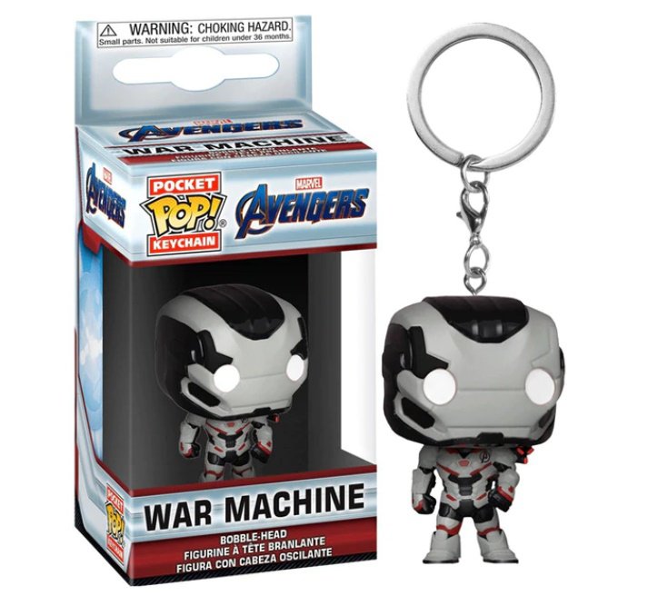 Funko pop key chain llavero the avengers iron man war machine marvel figure figura collector toy