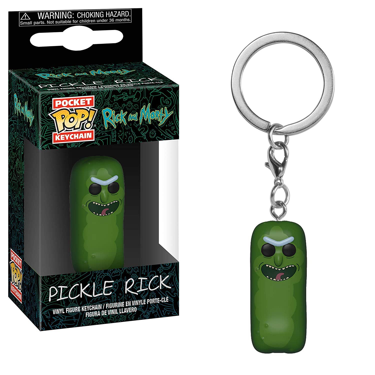 Funko pop key chain llavero rick and morty figure figura collector toy