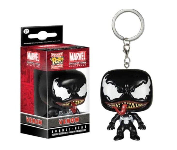 Funko pop key chain llavero venom marvel igure figura collector toy