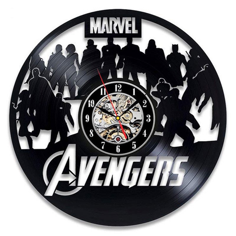 The avengers los vengadores marvel film movie wall clocks watch