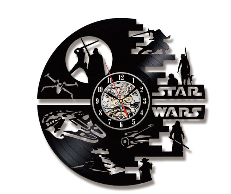 Star wars film movie wall clocks watch