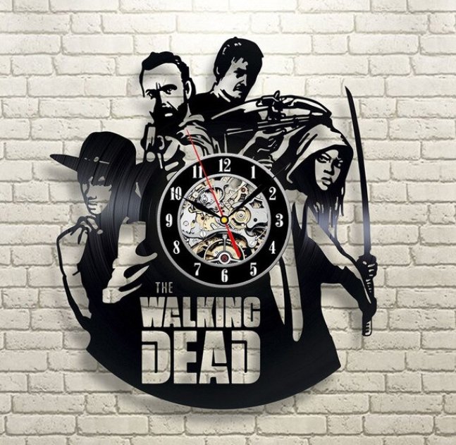 The walking dead film movie wall clocks watch
