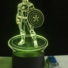 The avengers los vengadores marvel lamp 3d usb 7 colors rotation