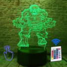 The avengers los vengadores marvel lamp 3d usb 7 colors rotation