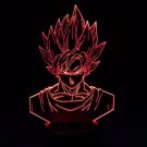 Dragon ball z anime manga lamp 3d usb 7 colors rotation