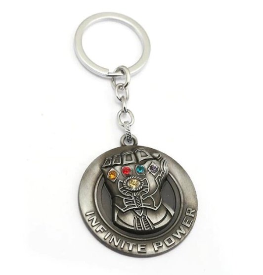 The avengers marvel thanos key chain llavero film serie