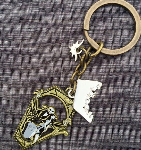 The nightmare before christmas jack skellington key chain llavero film serie