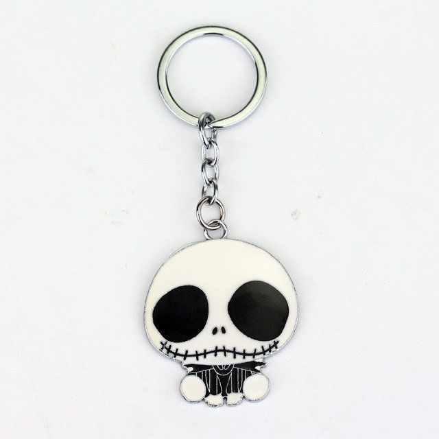 The nightmare before christmas jack skellington key chain llavero film serie
