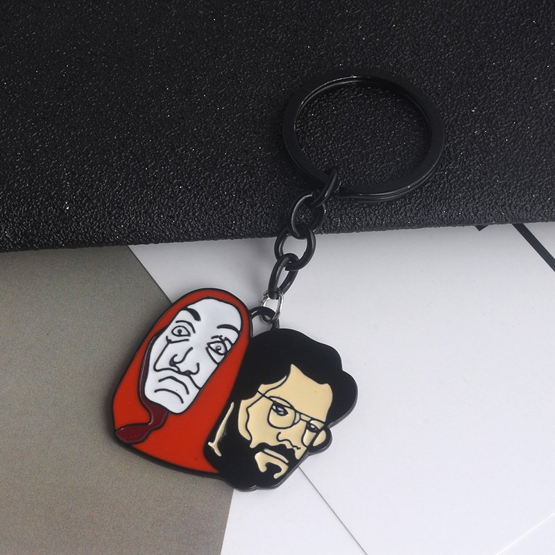 La casa de papel the paper house chain llavero film serie