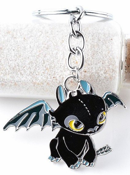 How train your dragon key chain llavero film serie