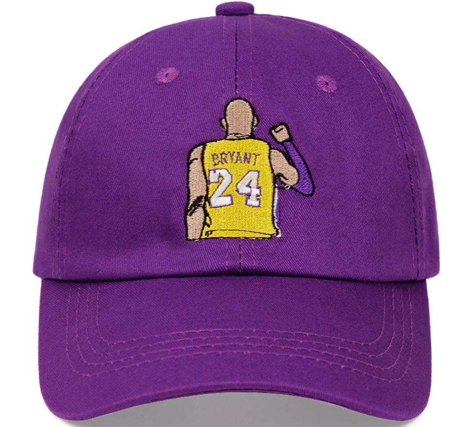 Kobe bryant hat cap nba basket baloncesto los angeles lakers ajustable