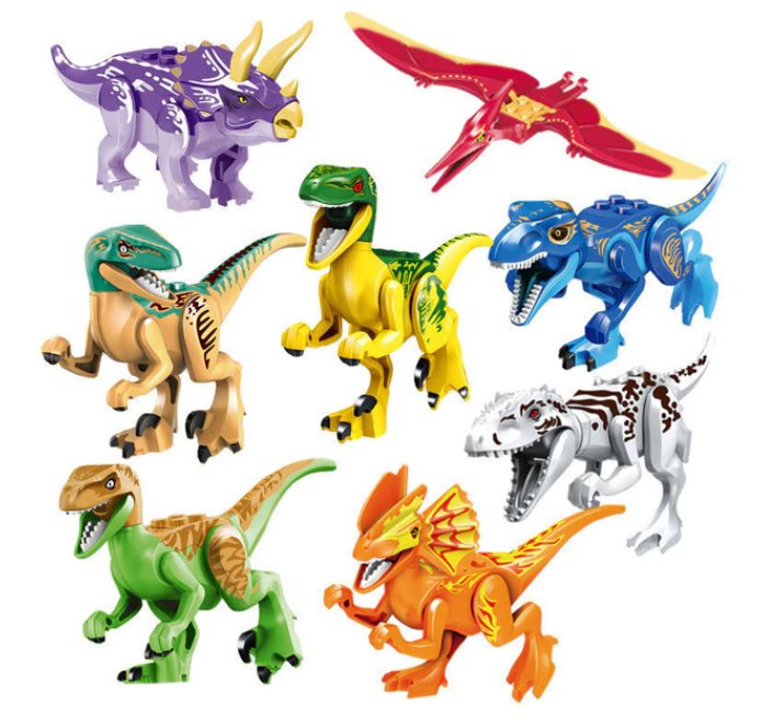 Lego compatible jurassic park dinosaurios pack toy toys juguetes compatible kids