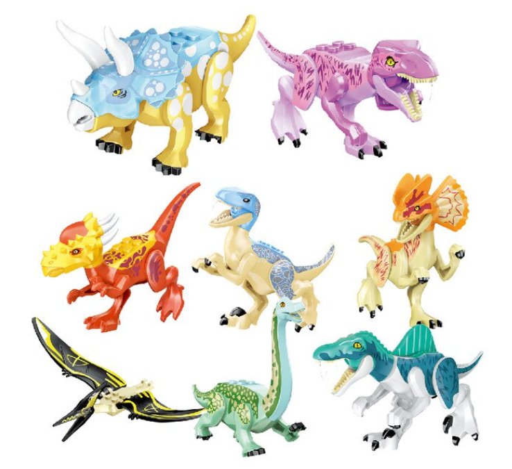 Lego compatible jurassic park dinosaurios pack toy toys juguetes compatible kids