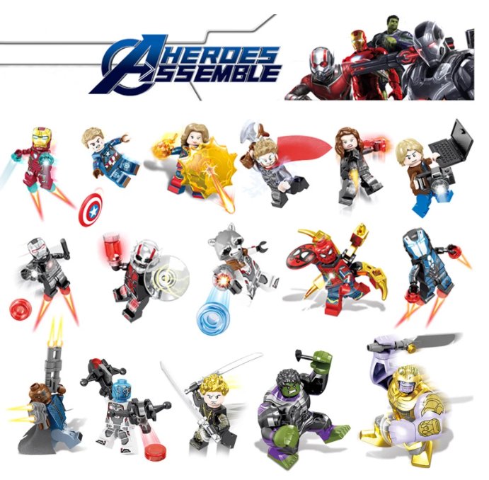 Lego compatible the avengers marvel pack toy toys juguetes compatible kids
