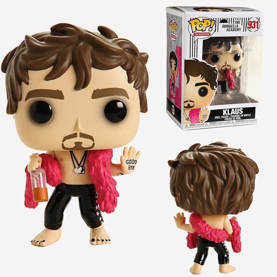 Funko pop the umbrella academy klaus figure figura collector toy